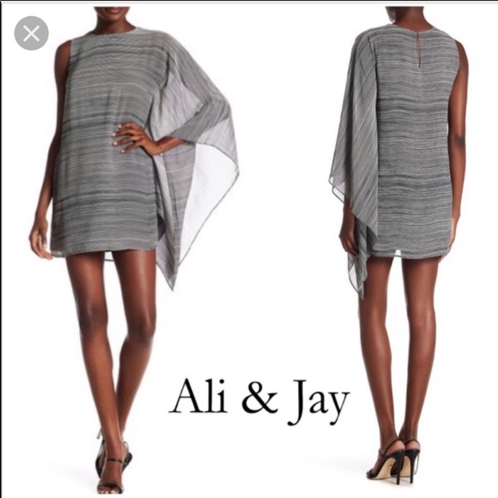 Nordstrom Ali & Jay Drape Sleeve Mini Dress